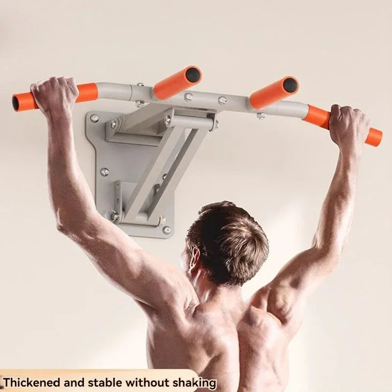 1PC Pull-up Device Home Indoor Horizontal Bar Punching Wall Fixed Wall Single Parallel Bar Sandbag Rack Fitness Equipment