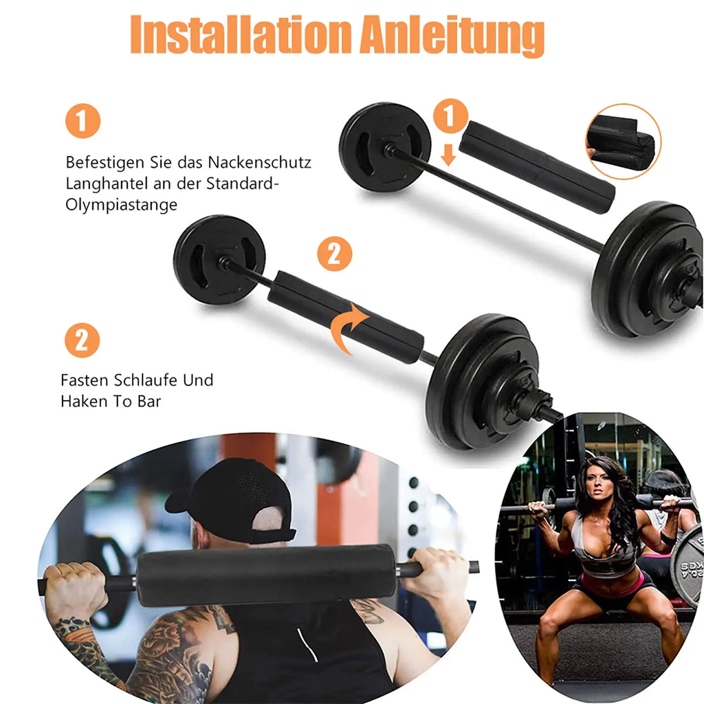 Fitness Barbell Pad Squat Weight Lifting Foam Neck Shoulder Protector Gym Equipment Hip Thrust Pads For Sport Cover Protection
